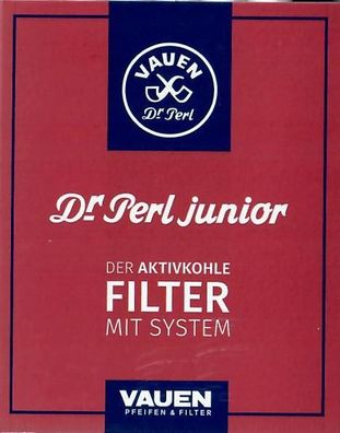 Dr. Perl Junior 40x9mm Pfeifenfilter mit Aktivkohle