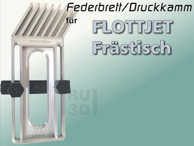 Federbrett Druckkamm für Flottjet Tischfräse, Frästisch, Fräse
