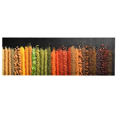 vidaXL Küchenteppich Waschbar Gewürze 60x300 cm