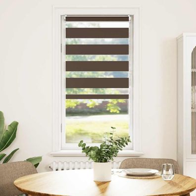Doppelrollo 60 x 120 cm braun