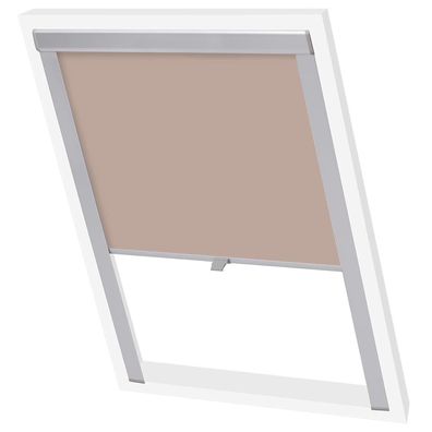 vidaXL Verdunkelungsrollo Beige S06/606