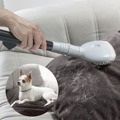 Universal Staubsaugerbürste für Tierhaare und Polster mit Silikonnoppen