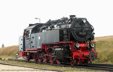 Kiss 600306 Dampflok BR 99 222 HSB Ep. V Kohle Spur 2m