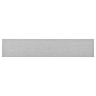 vidaXL Teppichläufer Hellgrau 80x400 cm
