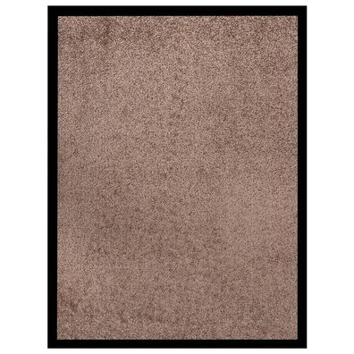 vidaXL Fußmatte Braun 60x80 cm