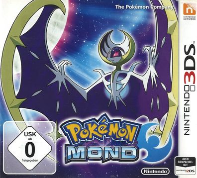 Pokemon Mond Game Freak Nintendo 3DS 2DS - Ausführung: Steelbook & Papp