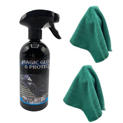 Unikum Magic Gloss & Protect Pflegemittel 500 ml Set inkl. 2x Mikrofasertücher