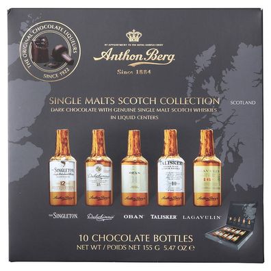 Anthon Berg Single Malts Scotch Collection Schokoladenfläschchen
