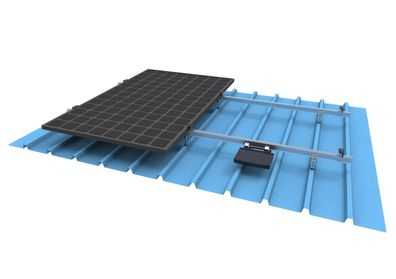Stockschrauben PV Montagesystem für Wellblech, Blechdach, geeignet für 2 Modu
