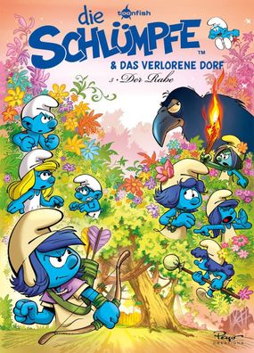Die Schlümpfe und das verlorene Dorf. Band 3 | Der Rabe | Peyo (u. a.) | Buch