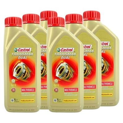 Castrol Transmax Dual Multivehicle 6x1 Liter