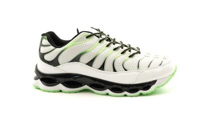 Herrenschuhe Sneaker mit gedämpfter Sohle C1001-19 White/Green