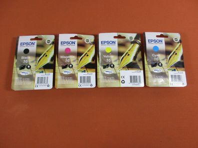 Original Epson 16 BK/C/M/Y OVP , ruckerpatrone, pson ink cartridge