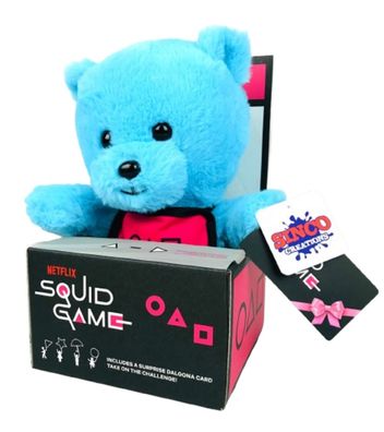 Squid Game Bär Farbe blau Größe ca. 25cm