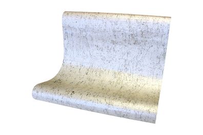 Restposten Restrollen Abverkauf Vliestapete Kork Beton Optik cremeweiß metallic