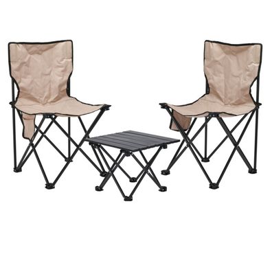 3tlg Outdoormöbel Campingmöbelset Campingstuhl Campingtisch Outdoor inkl Tasche