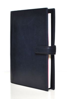Filofax Lockwood A5 Leder Ringbuch Navy Blau Terminplaner Agenda 25mm Ringung 026058