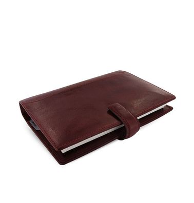 Filofax Lockwood Personal Organizer Leder A6 Garnet Rot Ringbuch 23 mm Ringung 021697