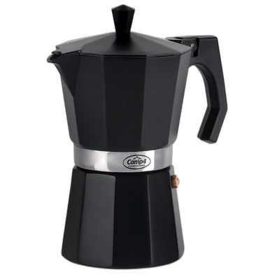 Camp4 Espressokocher NERO - Kaffeebereiter für 6 Tassen