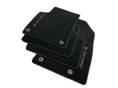 OEM Opel Fußmatten Velours schwarz Crossland X Teppich Stoff mit Logo Original