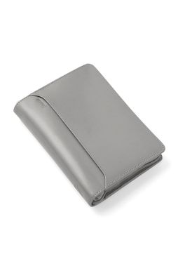 Filofax Lockwood Personal Organizer Leder A6 Concrete Grau ZIP Timer 23mm Ringe 22665