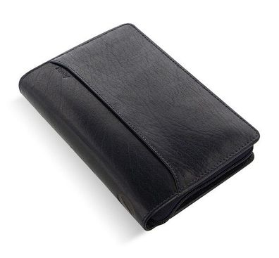 Filofax Lockwood Personal Organizer Leder A6 Navy Blau ZIP Timer 23mm Ringung 026111