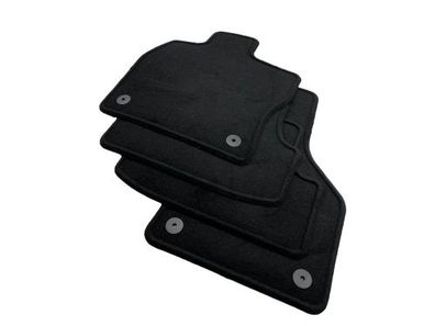 OEM Seat Leon 5F 3 4 Fussmatten Gummi Velours schwarz KL original Velpic Teppich