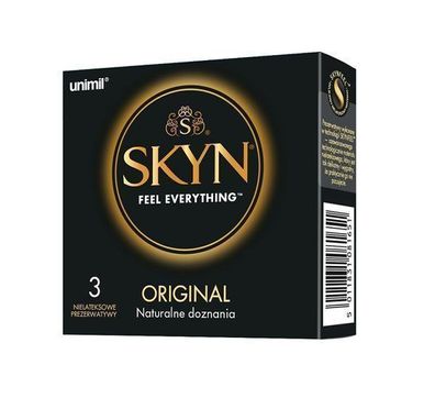 Unimil Skyn Original Latexfreie Kondome, 3 Stueck
