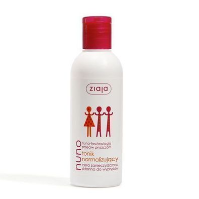Ziaja Nuno Antibakterielles Gesichtswasser fuer Unreine Haut, 200 ml