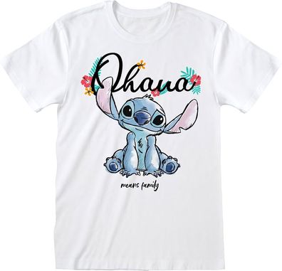 Lilo &amp; Stitch Ohana Means Family T-Shirt DIS08747TSW