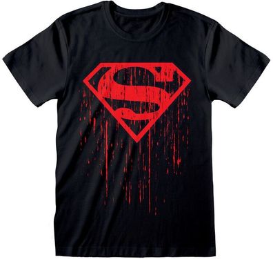 Superman Dripping Symbol T-Shirt SUP08705TSB