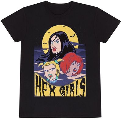 Scooby Doo Kinder Hex Girls Floating Heads With Yellow Moon T-Shirt SCO08754TSB