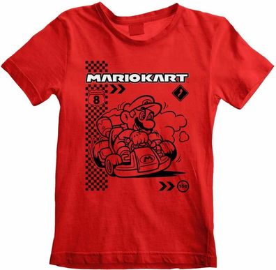 Super Mario Kinder Kart Champion Kids T-Shirt MKT01118TK