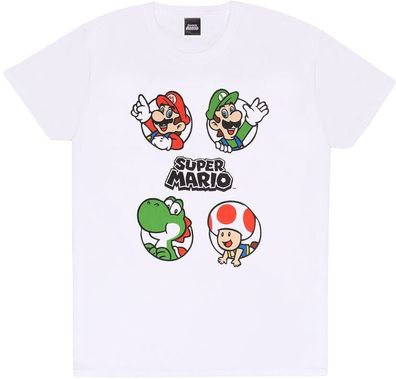 Super Mario Circles T-Shirt MRO01133TSW