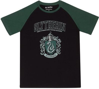 Harry Potter Slytherin House Raglan T-Shirt HAR08787BVB