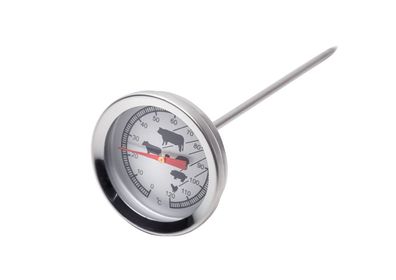 Kelomat Thermomètre à rôtis analogique Acier inoxydable
