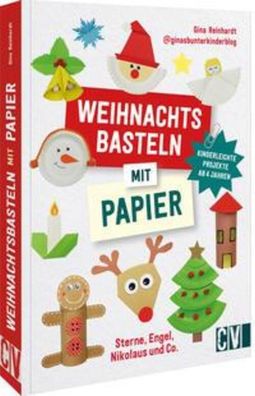 Weihnachtsbasteln mit Papier | Gina Reinhardt | Taschenbuch | 96 S. | Deutsch