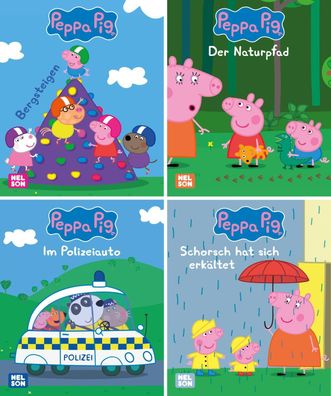 Nelson Mini-Bücher: Peppa Pig 25-28 | 24 Mini-Bücher im Display | Steffi Korda