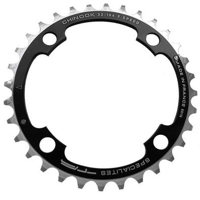 Kettenblatt Chinook, 34 schwarz, Ø 104 mitte, TA, PL-40104209-34