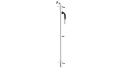 SAPIM Speiche "Race" DD, Ø 2,00 / 1,80 / 2,00 mm, 264 mm lang, s