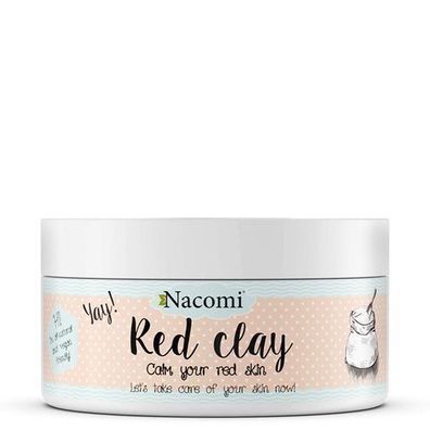 Nacomi Aufhellende Gesichtsmaske mit Roter Tonerde, 74 g