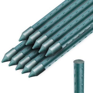 KADAX Blumenstütze aus Stahl, Rankhilfe, 10 Stück, 150 cm x 16 mm