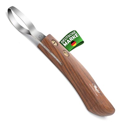 Hufschlaufenmesser, Hufmesser, Edelstahl-Schlaufenmesser; 2-in-1-Hufmesser. FLK-06