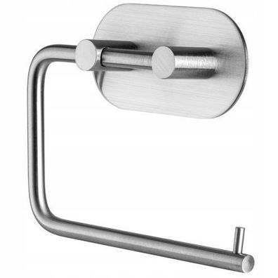 KADAX Toilettenpapierhalter, Papierrollenhalter aus Metall, ohne Bohren