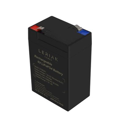 LiFePO4 Akku 6V 6Ah 10A Lithium-Eisen-Phosphat Batterie für Camping Boot Solar