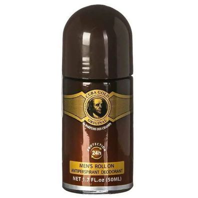 Cuba Original Gold Deodorant Roll-On, 50ml