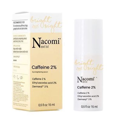 Nacomi Augenserum Koffein - Aufhellendes Augenpflege-Serum, 15ml