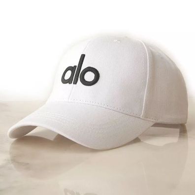 DE Alo Yoga Unisex Baseball Cap Embroiled Duckbill Cap Sonnenschutz Mütze Kappe