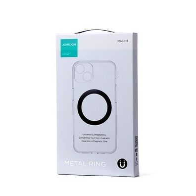 Joyroom Magnetische Metallringe Set fuer Smartphones, 2-teilig, Rosa (Modell: JR