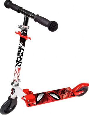 Spider-Man 2-Rad-Kinder-Roller Jungen Aluminium rot